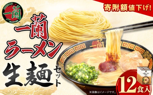 一蘭ラーメン生麺セット (12食入)