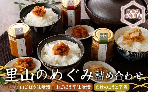 「里山のめぐみ」3商品詰め合わせ ヤマツ食品 F4N-1972 2258762 - 岐阜県中津川市