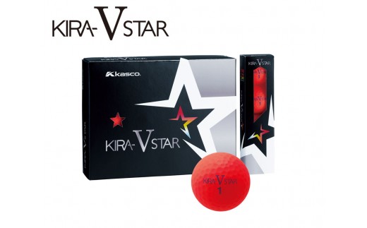 ゴルフボール KIRA STAR V 12球入 1ダース 【レッド】ゴルフ キャスコ kasco 593426 - 香川県さぬき市