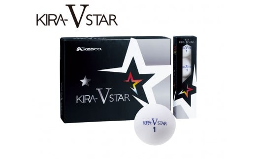 ゴルフボール KIRA STAR V 12球入 2ダース (計24球)【ホワイト】 ゴルフ キャスコ kasco 1907722 - 香川県さぬき市