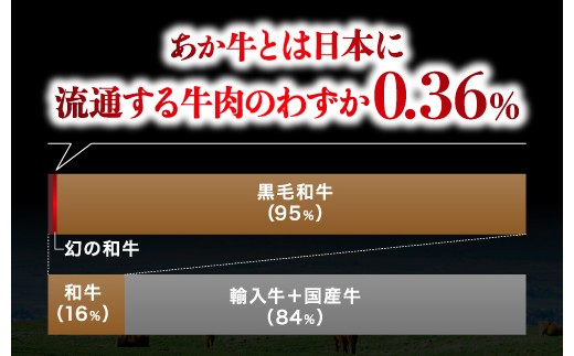 熊本県産 あか牛 モモステーキ 合計500g (250g×2パック) 和牛 牛肉