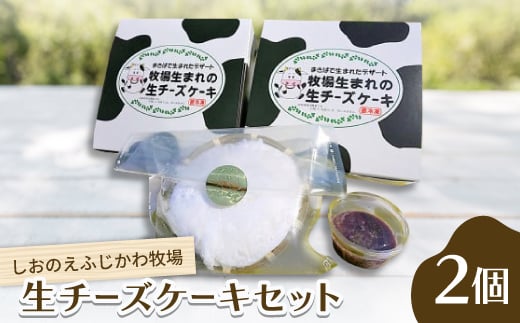『しおのえふじかわ牧場』生チーズケーキセット【1609903】 2169196 - 香川県香川県庁