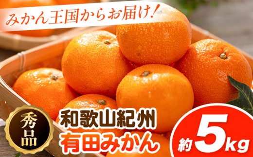 秀品 紀州有田みかん 選べる 約5kg (S-Lサイズ混合) 厳選館《2025年11月中旬-1月末頃出荷》和歌山県 日高町 果物 フルーツ ミカン 蜜柑 みかん 送料無料