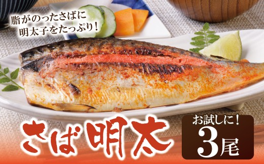 U08-14 さば明太 3尾 明太子 めんたいこ 骨とり 明太 魚卵 海鮮 さば サバ 鯖 冷凍 大容量 小分け 人気 便利 おすすめ ランキング ごはんのおとも おつまみ 晩酌 福岡県 福智町 送料無料 【上野焼チャンス】 2184852 - 福岡県福智町