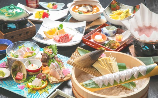 [基本会席・Jrスイート][旬魚刺し盛り+名物!旬魚しゃぶ付]ペア宿泊券 旅行 宿泊 チケット