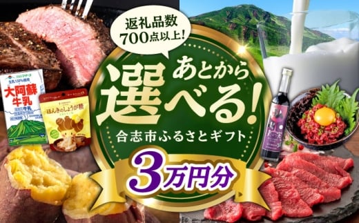 [あとから選べる!]合志市 ふるさとギフト 3万円分 [合志市役所] [AYBZ007]