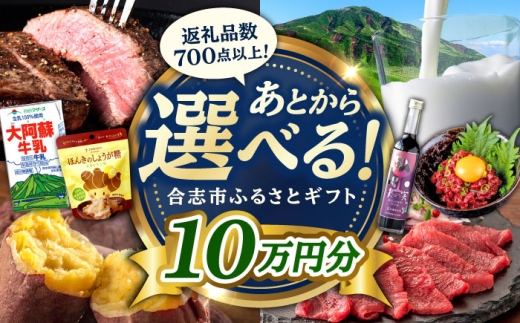 [あとから選べる!]合志市 ふるさとギフト 10万円分 [合志市役所] [AYBZ011]