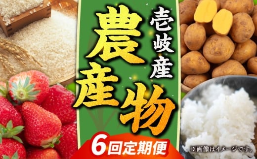 [全6回定期便]壱岐産農産物定期便[壱岐市][壱岐市農業協同組合]米 コシヒカリ じゃがいも いちご 野菜セット 