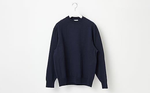 ≪先行予約≫ WAVE COTTON KNIT PULLOVER NAVY 濃紺 ネイビー ウェーブコットン 服 洋服 ユニセックス メンズ レディース ブランド 山形県 山辺町 数量限定 サイズ3 yt-wpxxn3-sn ※沖縄・離島への配送不可