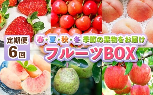 【定期便6回】フルーツBOX -定期便 6回- FY25-287