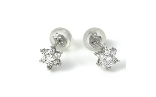 プラチナダイヤ ピアス トータル0.2ct E280DI-P
