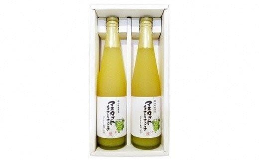 マスカットジュース 2本 セット（500ml×2本）【岡山県産マスカット・オブ・アレキドリア 果汁１００％】【 マスカット ジュース 瓶 ストレートジュース 逸品 岡山県 】