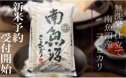 【新米予約・令和7年産】定期便３ヶ月：無洗米５Kg 南魚沼産コシヒカリ【2025年10月上旬より順次発送予定】 1391090 - 新潟県南魚沼市