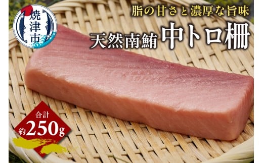 a11-159　天然 南まぐろ 中トロ柵 約250g