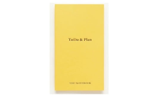 ToDo&Plan タスク管理ノート A5 スリム[イエロー]