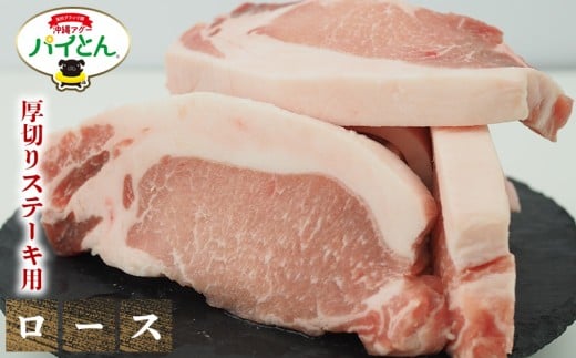 アグー豚　パイとん　厚切りステーキ用【ロース】600g あぐー アグー あぐー豚肉 アグー肉 バラ肉 パイとん 真空パック 選べる ブランド豚 パイン ステーキ 肉巻き 豚汁 沖縄北斗 とんかつ 沖縄の豚肉 ヤンバル やんばる 沖縄 東村