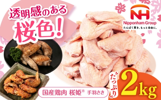 桜姫 鶏肉 鶏 手羽先 手羽 鶏手羽 とり肉 冷凍 北海道 