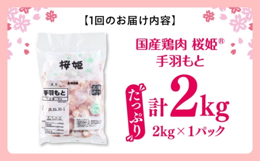 桜姫 鶏肉 鶏 手羽元 手羽 鶏手羽 とり肉 冷凍 北海道 
