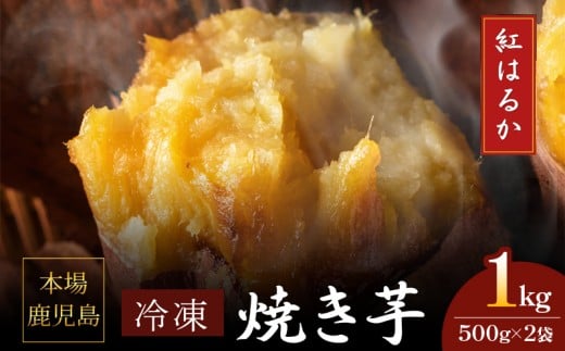 2669 濃密 鹿児島県産 熟成 紅はるか 冷凍 焼き芋 1kg(500g×2袋)さつまいも KN097-001-01 1511018 - 鹿児島県鹿屋市