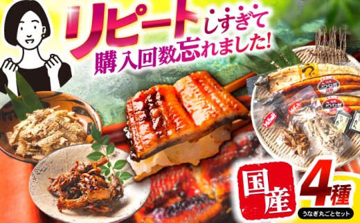 まるごとセット うなぎ ウナギ 鰻 蒲焼き 蒲焼 白焼き 白焼 国産 冷凍 小分け うな重 うな丼 ひつまぶし