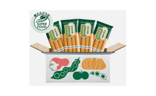 ZENB NOODLE 丸麺　4袋入【1643986】