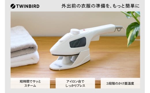 ツインバード ハンディアイロン & スチーマー (SA-4099W)