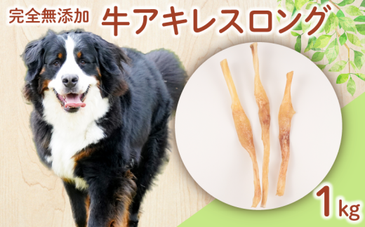 ドッグフード 牛アキレスロング 1kg 【 牛 ドックフード アキレス ロング ペット おやつ ペット用品 犬用 無添加 無着色 国内製造 安心 安全 自然食品 ケーティーコモディティ KT 新潟県 新発田市 KT028 】 2204297 - 新潟県新発田市