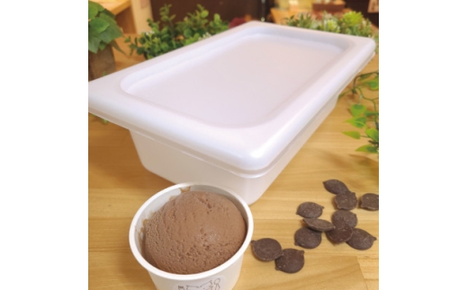 アイス職人の作るこだわり チョコ アイスクリーム 業務用 2リットル入り【1577227】