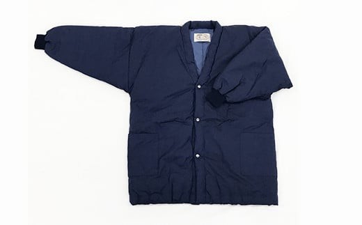 ふるさと納税 服 福岡県 大木町 久留米はんてん　紳士紬はんてん　フリーサイズ（パープルグレー）　BA008 久留米はんてん 紳士紬はんてん フリーサイズ（パープルグレー