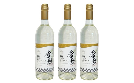 ふなおワイナリー マスカット・オブ・アレキサンドリア　【やや辛口】 750ml×3本【ワイン スパークリングワイン ふなおワイナリー お酒 酒 さけ岡山県 倉敷市 人気 おすすめ】 973963 - 岡山県倉敷市