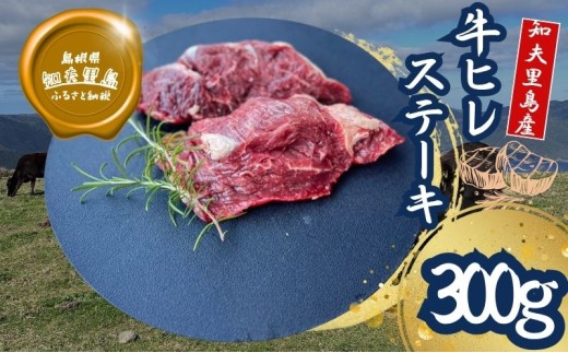 【TBS 「熱狂マニアさん！」で紹介】 経産牛ヒレステーキ300g 国産 牛肉 赤身 放牧 牛ヒレステーキ用 肉 冷凍 ステーキ おうち時間  1582143 - 島根県知夫村