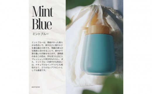 泡ソープ美濃焼ディスペンサー ＜ミントブルー＞木製コースター付き 2060508 - 愛知県名古屋市