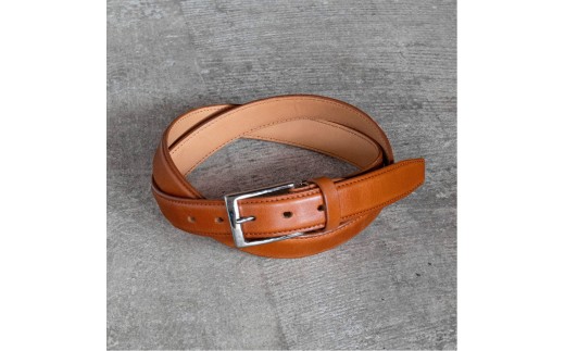 栃木レザー使用｜希少ハーネスレザーの贅沢ビジネスベルト｜Business belt｜キャメル｜minca（全3色） 1129939 - 栃木県栃木市