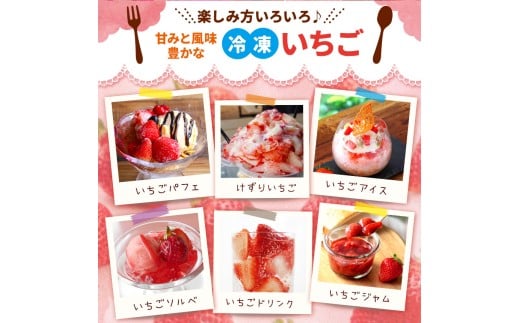 朝採りの新鮮な完熟いちごを急速冷凍しています