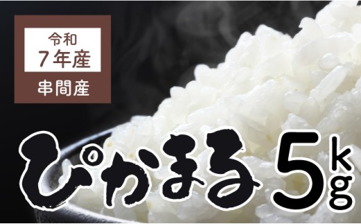 KU153_R7 令和7年産「超早場米」ぴかまる(5kg)【中島米穀店】 2197009 - 宮崎県串間市