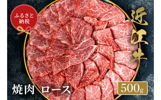 【和牛セレブ】 近江牛 焼肉ロース 500g 黒毛和牛 牛肉 肉 ギフト 自宅用 高級 黒毛和牛 国産 ふるさと納税 ブランド牛 三大和牛 和牛 贈り物 内祝い 神戸牛 松阪牛 に並ぶ 日本三大和牛 滋賀県 竜王町 送料無料