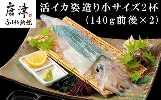 活イカ姿造り2杯セット 新鮮さを閉じ込めた瞬間冷凍活きイカ姿造り