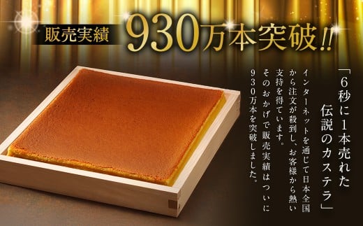 【味が選べる】 長崎カステラ ハーフ 0.3号 10本 モンドセレクション金賞受賞カステラ