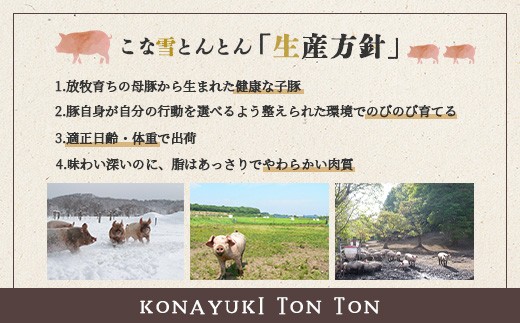 こな雪とんとん　ポークジャーキー　30g×3袋