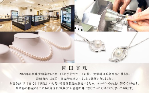 あこや真珠 (7.5－8mm珠、ブラック系) ネックレス & ピアス セット