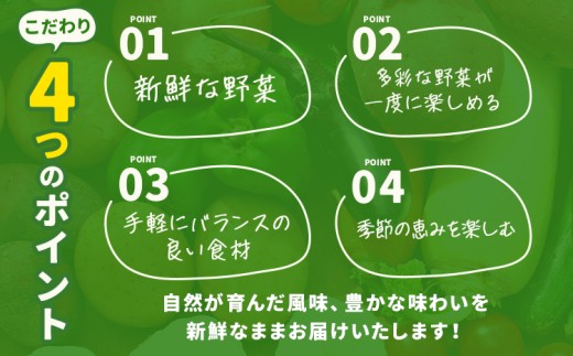 旬の野菜とたまごのセット