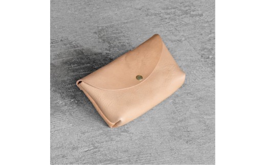 栃木レザー使用｜やわらか本革ポーチ｜Pouch 02 M｜タン｜minca（全7色） 700467 - 栃木県栃木市