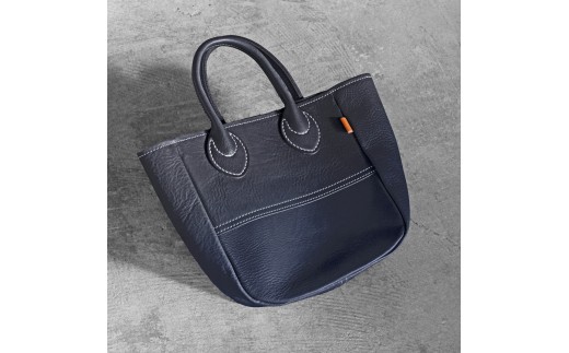 栃木レザー使用｜ソフトな手触り 本革 小さめトートバッグ｜Tote bag 03 S｜ブラック｜minca（全6色）