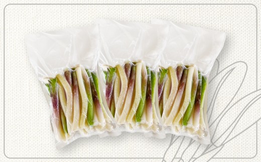 行者にんにくホワイト行者×3袋（茎部）