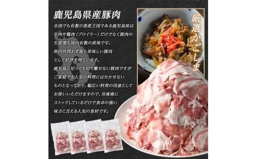 鹿児島県長島町のふるさと納税 《訳あり》鹿児島県産 豚小間切れ 2kg（200ｇ×10P） 切り落とし 小分け 個包装 冷凍 豚肉 切り落とし 訳あり ふるさと ランキング 人気【まつぼっくり】matu-1531