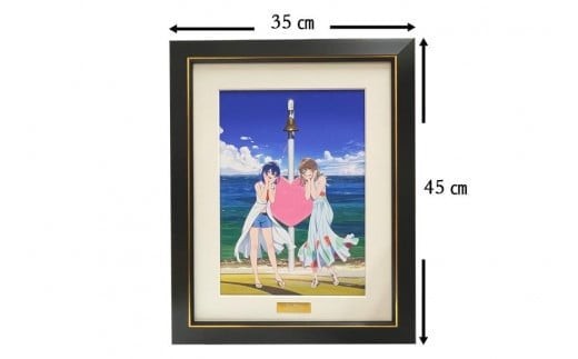 白い砂のアクアトープ　南城市ふるさと納税返礼品　描き下ろしキャラファイングラフ 白い砂のアクアトープ キャラファイングラフ - 沖縄県南城市
