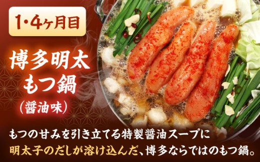 【全6回定期便】 【牛もつ2倍！】【ご家庭用】もつ鍋3種定期便（明太・味噌・醤油）3人前