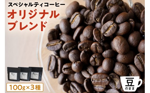 [豆のまま]スペシャルティコーヒー オリジナルブレンド 100g×3種 【 珈琲 コーヒー スペシャルティ オリジナルブレンド ブレンド HIDE CANAL SINONOME 焙煎 】 2261010 - 東京都江東区