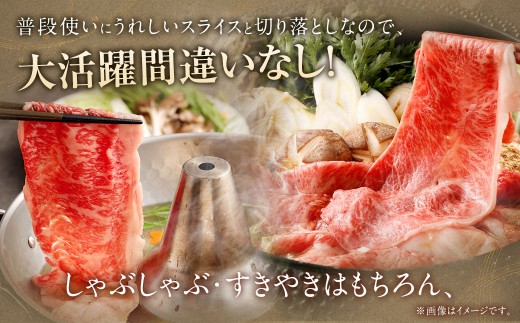 博多和牛スライス（肩ロース）400g×2P＋佐賀牛切り落とし400g×2P