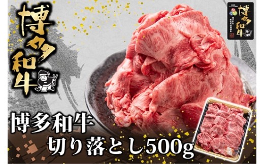 AC146.博多和牛切り落とし500g【博多和牛】